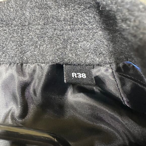 Kenneth Cole Reaction NWT Men's Raburn Wool Blend Top Coat Size 38R Dark Gray - Picture 5 of 11